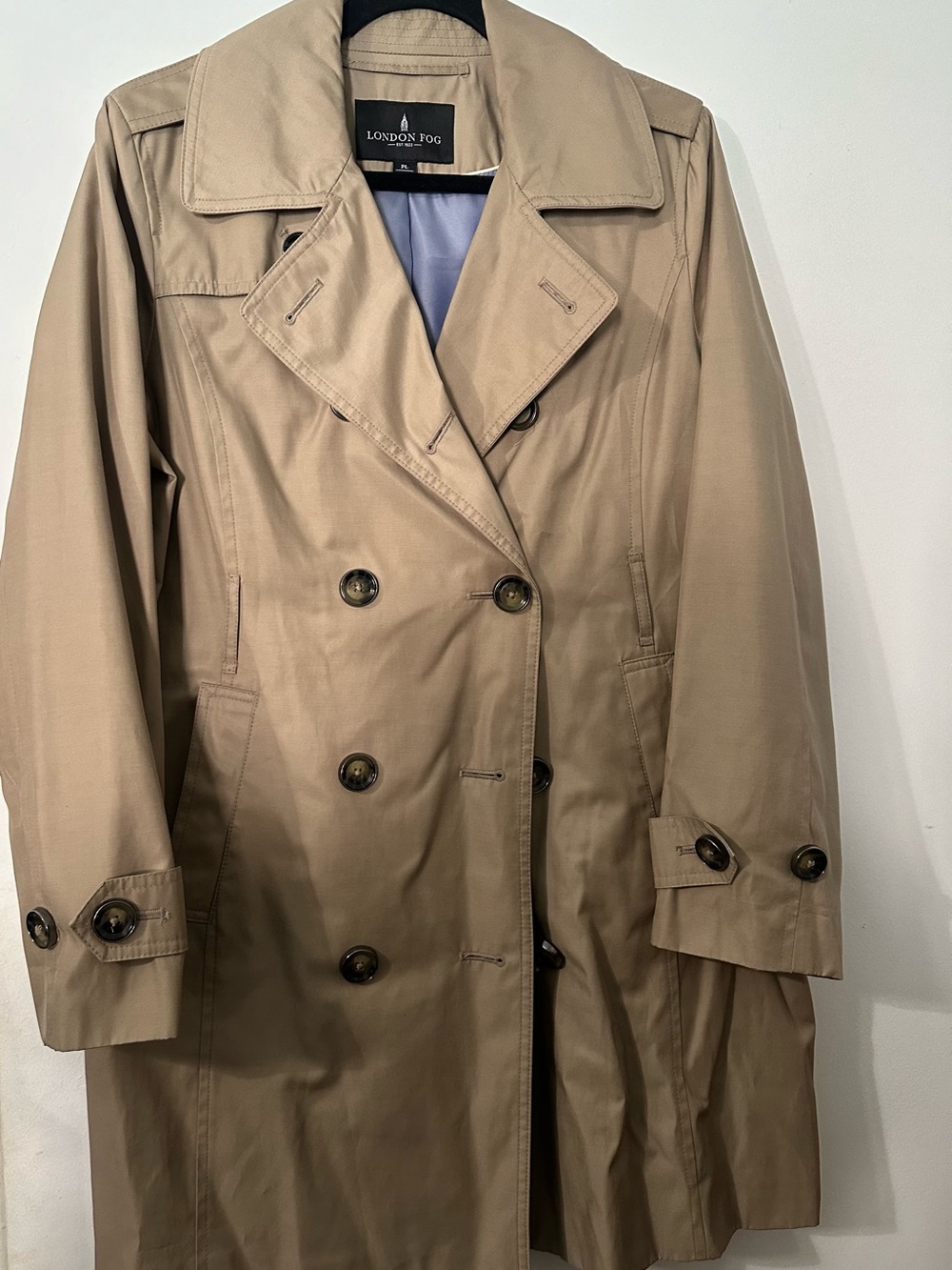 London Fog Women's Tan Trench Coat
